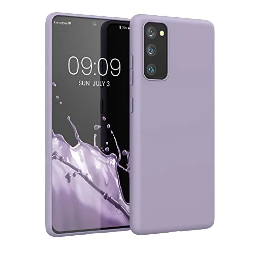 kwmobile Handyhülle für Samsung Galaxy S20 FE Hülle - TPU Case - Kabelloses Laden - Schutzhülle Cover in Lavendel