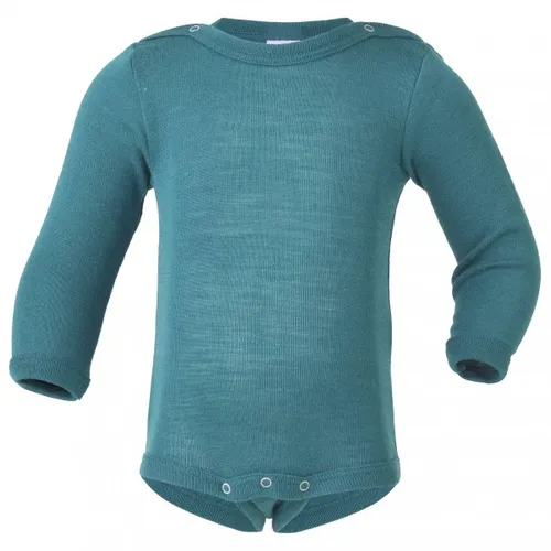 Engel Naturtextilien Baby Langarmbody aus Bio Merinoschurwolle und Seide - Shirtbodies aus 70% Merinoschurwolle und 30% Seide, schadstoffgeprüft und atmungsaktiv, ideal für empfindliche Babyhaut.