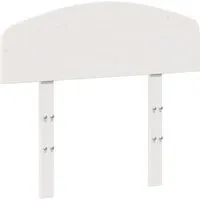 vidaXL Kopfteil Weiß 75 cm aus massivem Kiefernholz - Klassisches Kopfteil aus robustem, massivem Kiefernholz, bietet eine stilvolle Rückenlehne für entspannte Abende im Schlafzimmer.