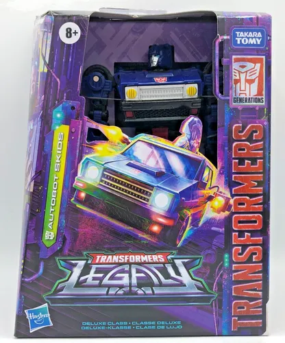 Transformers Generations Legacy Deluxe Autobot Skids Action-Figur - Puppen, Spielzeugfigur – 14 cm große Action-Figur für Kinder ab 8 Jahren, fördert kreatives Spielen und Fantasie.