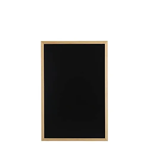 Zeller 11274 Kreide-/Magnettafel, Metall/Kiefer, schwarz (ca. 40 x 60 cm)