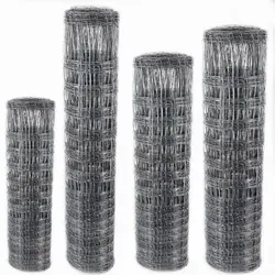 Aquagart Wildzaun 50m - Robuster Forstzaun für Ihren Garten - Gartenzäune: Schwere Ausführung aus Stahl, 180 cm hoch und 50 m lang – ideal für zuverlässigen Schutz und Abgrenzung im Außenbereich.