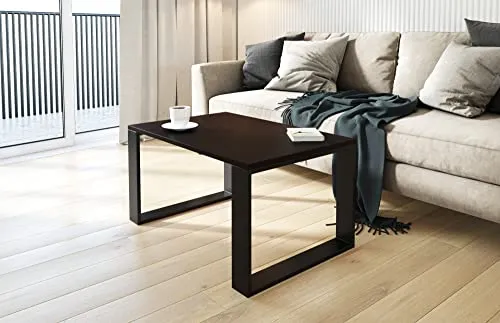 AKKE Couchtisch Wohnzimmertisch Beistelltisch Tisch Für Wohnzimmer Wenge 50 x 50 x 55