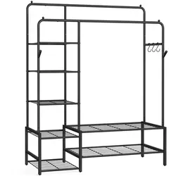 SONGMICS Kleiderständer Schwarz von SONGMICS