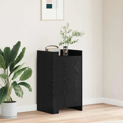 vidaXL Sideboard Schwarz-Eiche 45x35x75 cm von vidaXL