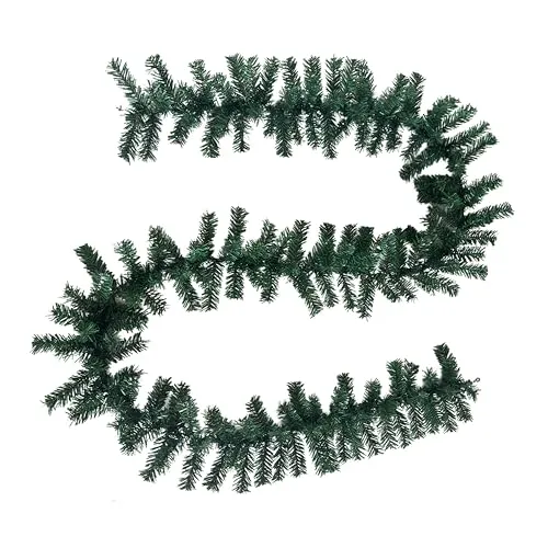 PrimoLiving künstliche Tannengirlande 500 cm Tannengrün- Weihnachtsgirlande 5m grün Deko Girlande für Weihnachten Advent P-13069