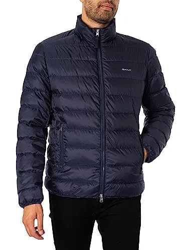 GANT Herren Light DOWN Jacket, Evening Blue, M