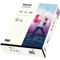 Tecno colors weiß A4, Papier DIN A4 (250 Blatt), 120 g/m²