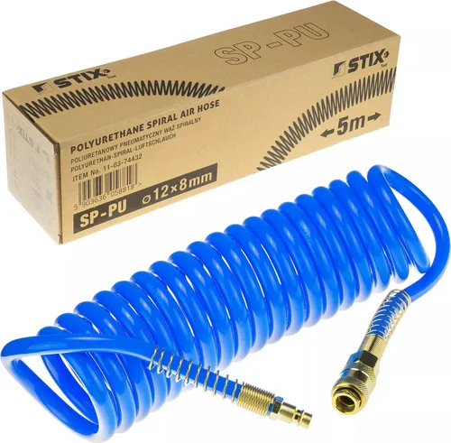 Polyurethan Druckluftschlauch, 5m lang, Ø 12mm (außen), Ø 8mm (innen)