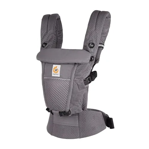 Ergobaby Adapt Babytrage - Ergonomische Trage für Neugeborene - Babytragen mit 3 Positionen, atmungsaktivem SoftFlex Mesh und ausgezeichnetem Tragekomfort für eine gesunde Hüftentwicklung.