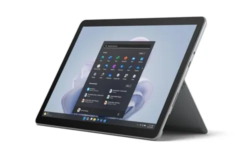 Microsoft Surface Go 4 - 10.5 Zoll 2-in-1 Tablet - Tablets: Flexibles 2-in-1 Gerät mit Intel N200, 8GB RAM und WiFi6, ideal für unterwegs und Home Office.