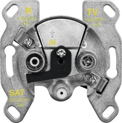 TechniSat Antennensteckdose Silber (V2) TECHNIPRO SV 600 V2 in silber von TechniSat