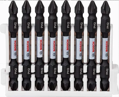 Bosch Doppelklingen Schrauberbit-Set, 8-teilig, PH2-PH2, 65 mm 2608522337