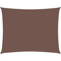 vidaXL Sonnensegel 4x6 m Rechteckig aus Oxford-Gewebe in braun von vidaXL