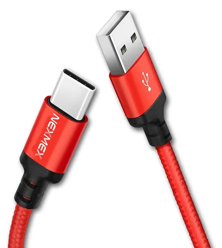 Datenkabel USB-C Nylon für Samsung Galaxy A17 A16 A15 A25 A35 A55 Ladekabel 1m