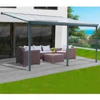 Produktbild Terrassenüberdachung II 496 x 303 cm anthrazit
