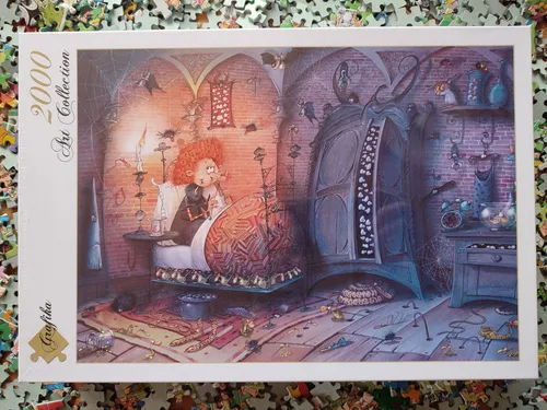 Puzzle - Witch von Francois Ruyer - 2000 Teile - Kunst-Puzzle mit 2000 Teilen, ideal für kreative Köpfe ab 12 Jahren. Perfekt zum Entspannen und Fördern der Konzentration.