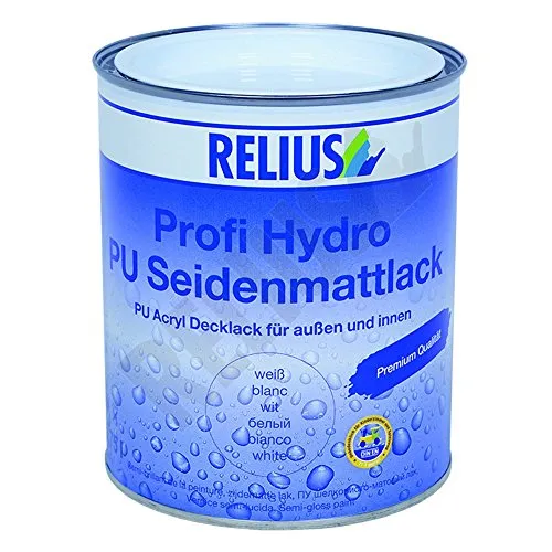 Relius Profi Hydro PU Seidenmattlack weiß 0.75 Liter