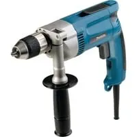 MAKITA Bohrmaschine DP4001J blau/silber, 750 Watt - Bohrmaschine mit 750 Watt Leistung, ideal für präzises Arbeiten mit Schnellspann-Bohrfutter und max. 52 Nm Drehmoment.