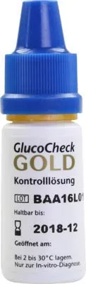 GLUCOCHECK GOLD Kontrolllösung hoch 4 ml