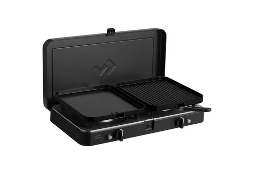 CADAC 2 Cook 3 Turbo FFD Deluxe 30mbar - Grills: Sicheres Kochen und Grillen drinnen und draußen mit zwei Turbo-Brennern und Zündsicherung für maximale Sicherheit. Inklusive praktischer Tragetasche.
