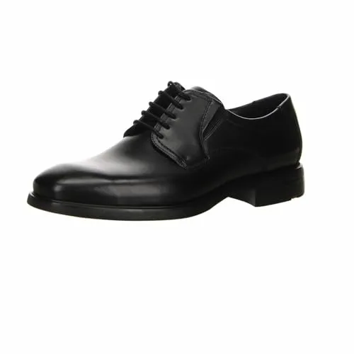 LLOYD Herren Kentucky Extra-Weit Derbys – Elegante schwarze Schnürhalbschuhe - Herren-Schnürhalbschuhe mit extra weitem Schnitt für optimalen Tragekomfort, ideal für den täglichen Gebrauch oder besondere Anlässe.