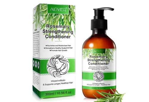 ALIVER Haarpflege-Set Rosmarin Set Shampoo Conditioner Haarmaske Haaröl Haarwachstum Vegan