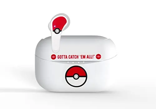 OTL Technologies Pokémon Poké Ball White Kopfhörer für Kinder - Kopfhörer für Kinder mit Pokémon Pokéball-Design und Bluetooth 5.0. Berührungskontrolle und bis zu 8 Stunden Spielzeit für unbeschwerten Musikgenuss.