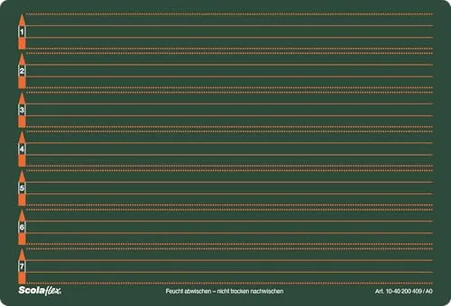 BRUNNEN Schreibtafel Scolaflex Lin. A0 | grün