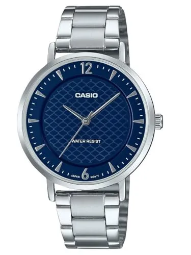 CASIO Damenuhr LTP-VT04D-2A – Eleganz und Präzision vereint in silber von CASIO
