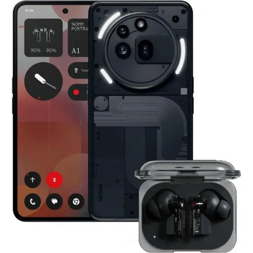 Nothing Smartphone A10400166-BUNDLE 12 GB RAM 256 GB Weiss Schwarz (256 GB, Schwarz, Weiss, 6.73