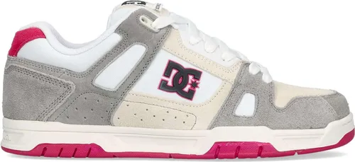 DC Shoes Stag White/Hot Pink EU 44 - Lässige Sneaker für Herren - Die DC Shoes Stag White/Hot Pink EU 44 sind bequeme Low-Cut Sneaker mit strapazierfähiger Gummisohle. Ideal für einen mühelosen Streetstyle und perfekten Tragekomfort im Alltag.