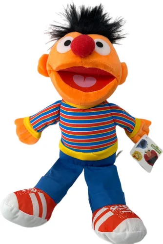 Soma Sesamstrasse Kuscheltier Plüsch Figur 40 cm Plüschtier Stofftier kuschelweich ab den ersten Lebensmonaten geeignet als Geschenk (Ernie)