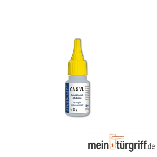 Sekundenkleber CA 5 VL 20g Sofortklebstoff, Viskosität mittel-dickflüssig