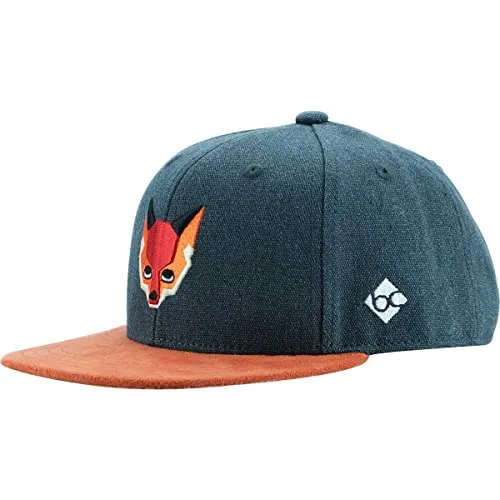 Bavarian Caps Kinder Waldfuchs Cap, dunkelgrau, ONE Size - Baseballkappe für Jungen, stylische Waldfuchs-Design und perfekte Passform für kleine Entdecker.