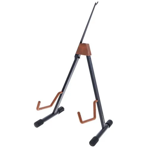 K M 14130 Celloständer - stabiler und handlicher Reisebegleiter, mit schonender Gummi-Kork-Ummantelung und klappbarem Bogenhalter