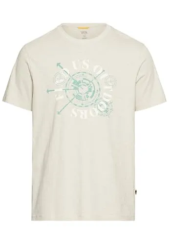 camel active T-Shirt 1/2 Arm - Komfortabel und stylisch - T-Shirts aus 100% Baumwolle in Größe L, ideal für lässige Looks und hohen Tragekomfort.