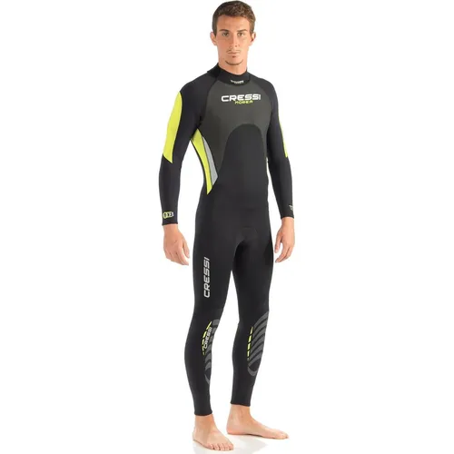 Cressi MUTA Morea MONOPEZZO Uomo Nero/Giallo 3mm 4XL/8 von Cressi