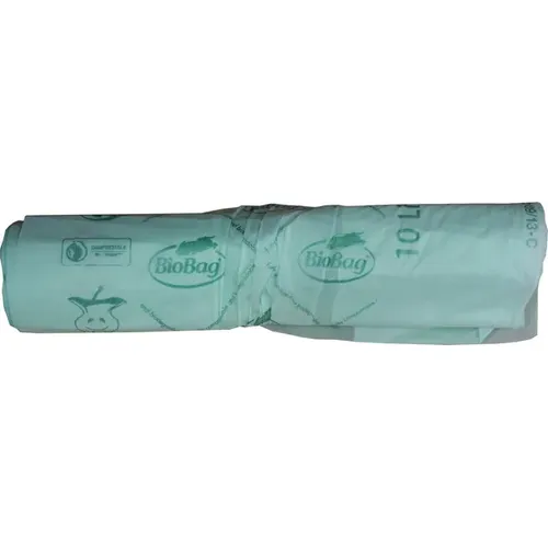 Bio Müllbeutel BioBag 10 L 25 Stück kompostierbar, 25 Stück/Rolle, 430x450 mm ca. 17 my 187020