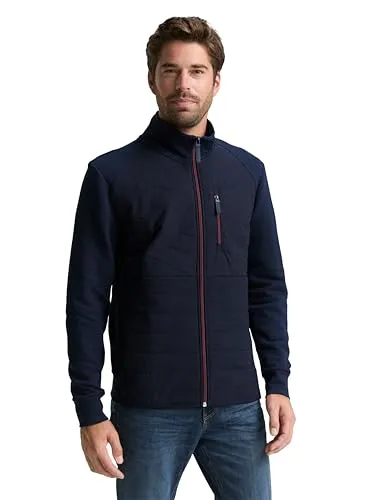 TOM TAILOR HYBRID SWEAT JACKET von Tom Tailor
