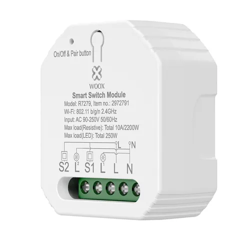 WOOX R7279 Smart switch 2-gang module ~E~