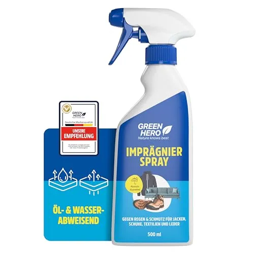 Produktbild GreenHero Imprägnierung für Kleidung mit Nanoversieglung
