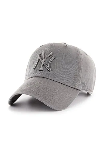 New York Yankees Relaxed Fit Cap - CLEAN UP grau 47 - Hüte & Mützen: Bequeme Baseballcap aus 100% Baumwolle, ideal für sportliche Freizeitlooks und den Sommer.