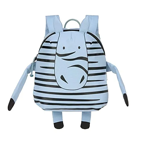 LÄSSIG Kinderrucksack Kindergarten Kaya Zebra - Schulranzen mit wasserabweisendem Material, geräumigem Hauptfach und höhenverstellbaren Gurten - ideal für Kinder ab 3 Jahren.