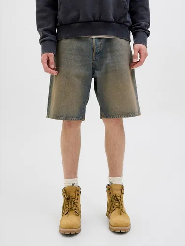 JACK & JONES Male Jeans-Shorts Baggy fit - Stylische Baggy fit Jeans-Shorts für Jungen, aus 95% Baumwolle und 5% recycelter Baumwolle, ideal für lässige Sommerlooks.