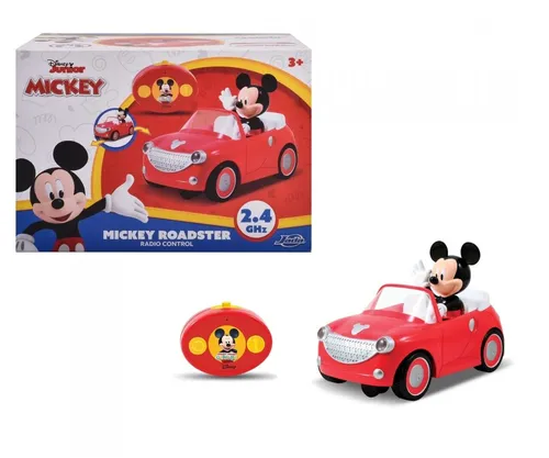 Jada Toys RC Mickie Roadster - Ferngesteuertes Mickey Maus Auto, ideal für Kinder ab 3 Jahren und voller Abenteuerpotential
