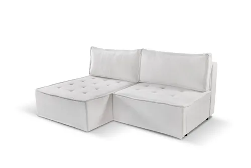 Kaiser Möbel Ecksofa, Creme, L-Form 200x140 cm