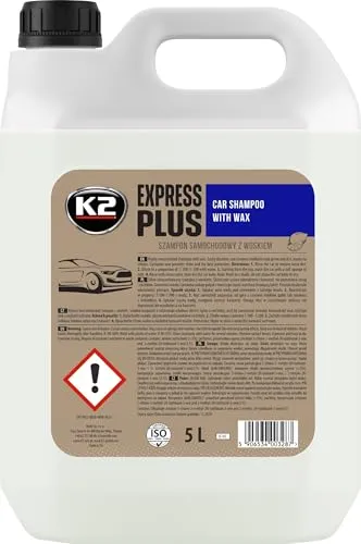 Autoshampoo K2 EXPRESS Plus Kanister 5 Liter Wachs Duft Lemon Auto Waschmittel