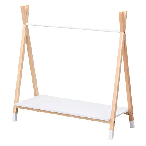 Happy Garden Kindergarderobe Lou aus Holz und Weiß