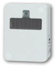 Eltako FHD60SB Funk-Helligkeits-Dämmerungs-Sensor - Dämmerungs-Sensor in reinweiß mit Solarzelle für nachhaltige Energie. Ideal für Smart Home Anwendungen, deckt bis zu 30.000 Lux ab und ist für innen und außen geeignet.